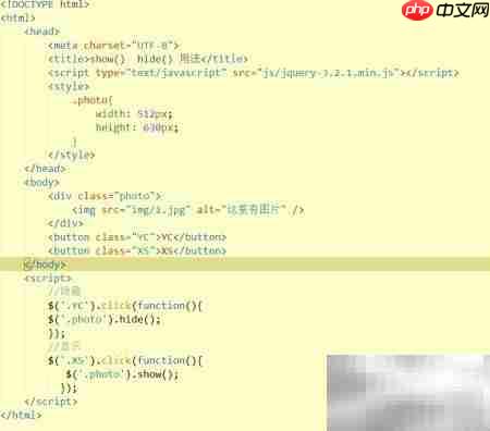 JavaScript显示隐藏方法详解