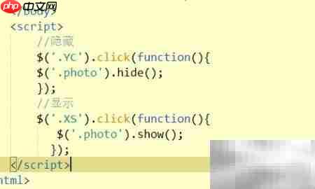 JavaScript显示隐藏方法详解