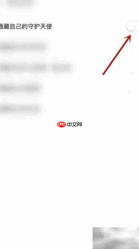 合合交友如何隐藏守护天使