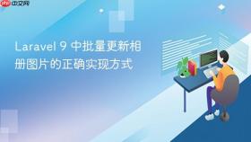 Laravel 9 中批量更新相册图片的正确实现方式
