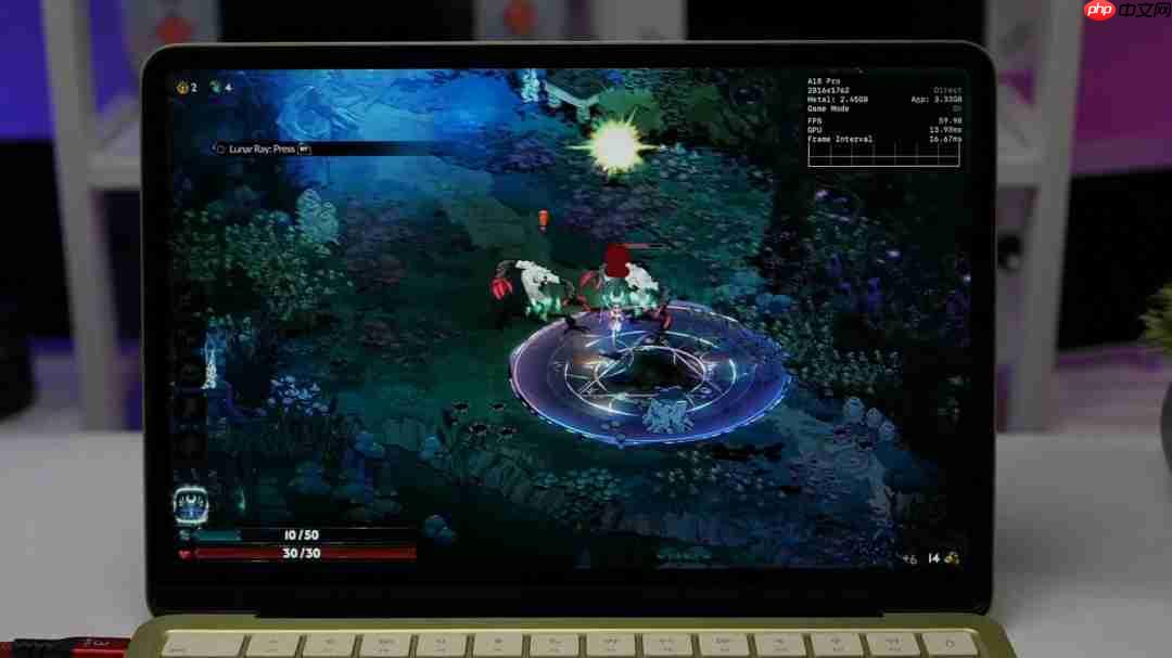 苹果最便宜笔记本MacBook Neo测试 《赛博朋克2077》可跑30帧