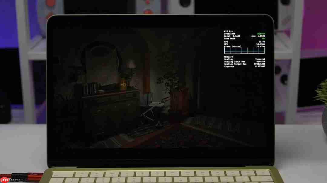 苹果最便宜笔记本MacBook Neo测试 《赛博朋克2077》可跑30帧