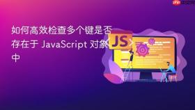 如何高效检查多个键是否存在于 JavaScript 对象中
