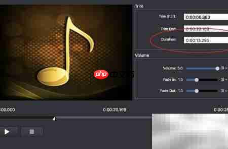 Mac上用Total Video Converter剪辑MP3