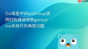 Go语言中WaitGroup使用时机错误导致goroutine未执行的典型问题