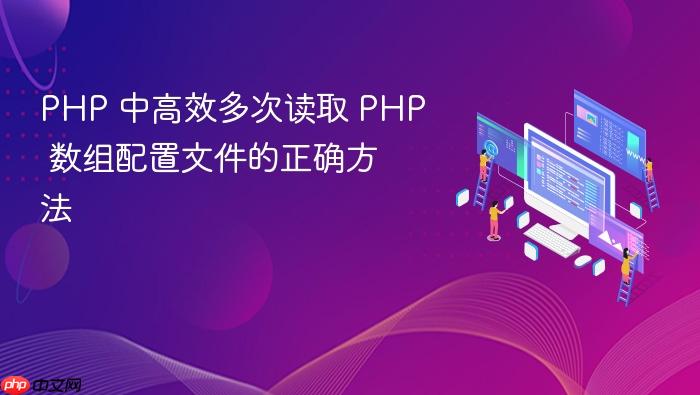 PHP 中高效多次读取 PHP 数组配置文件的正确方法