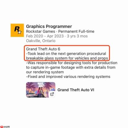细节狂魔再出手 《GTA6》连玻璃都做成“实时破碎”