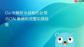 Go 中解析与结构化处理 JSON 数据的完整实践指南
