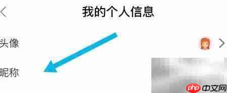 修改全球加盟网昵称方法