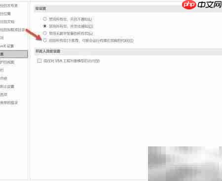 Excel启用宏的位置指南