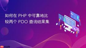 如何在 PHP 中可靠地比较两个 PDO 查询结果集
