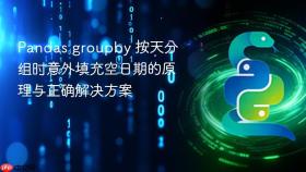Pandas groupby 按天分组时意外填充空日期的原理与正确解决方案
