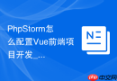 PhpStorm怎么配置Vue前端项目开发_PhpStorm如何获得Vue单文件组件的语法提示【指南】