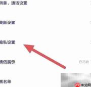 如何查看隐私设置