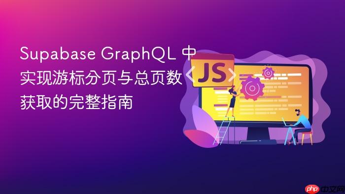 Supabase GraphQL 中实现游标分页与总页数获取的完整指南
