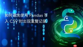 如何避免使用 Pandas 写入 CSV 时出现重复记录