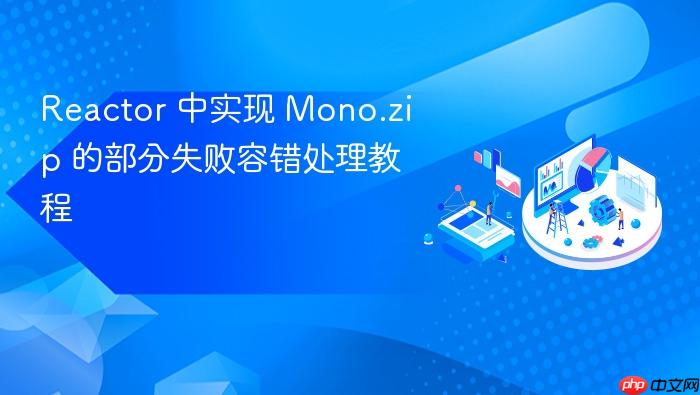 Reactor 中实现 Mono.zip 的部分失败容错处理教程
