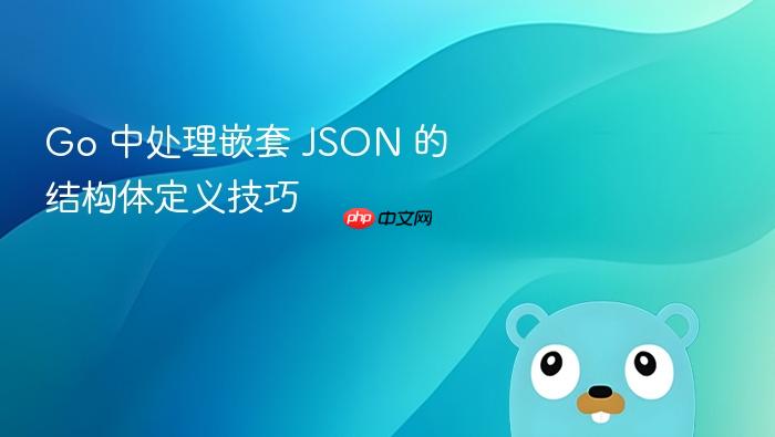 Go 中处理嵌套 JSON 的结构体定义技巧