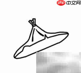 卡通稻草人简笔画教程