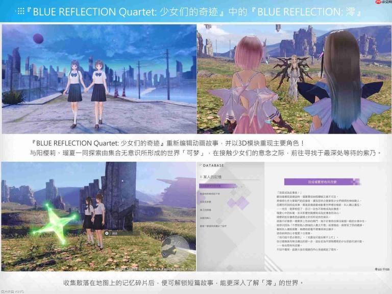《蓝色反射 Quartet: 少女们的奇迹》发表 7月30日发售