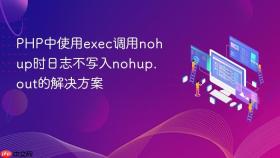 PHP中使用exec调用nohup时日志不写入nohup.out的解决方案