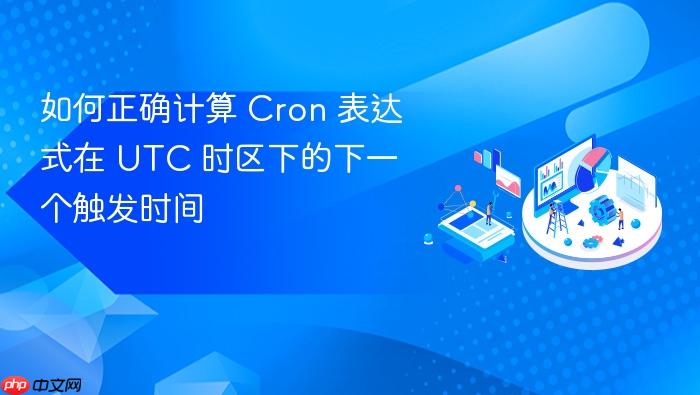 如何正确计算 Cron 表达式在 UTC 时区下的下一个触发时间