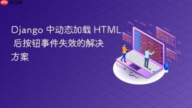 Django 中动态加载 HTML 后按钮事件失效的解决方案