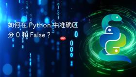 如何在 Python 中准确区分 0 和 False?