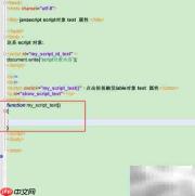 script对象text属性使用方法