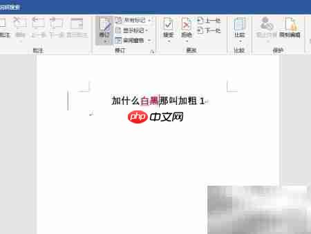 保留Word修订痕迹的方法