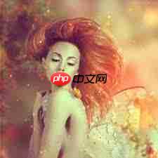 PS如何合成森林蝴蝶花仙子插画