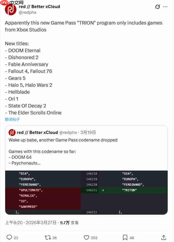 Game Pass新层级曝光 只能玩Xbox第一方游戏