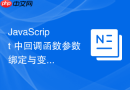 JavaScript 中回调函数参数绑定与变量遮蔽问题详解