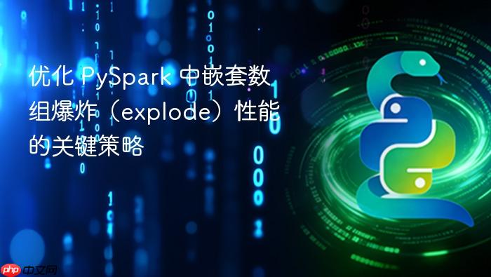 优化 PySpark 中嵌套数组爆炸(explode)性能的关键策略
