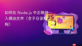 如何在 Node.js 中正确导入模块文件(含子目录结构)