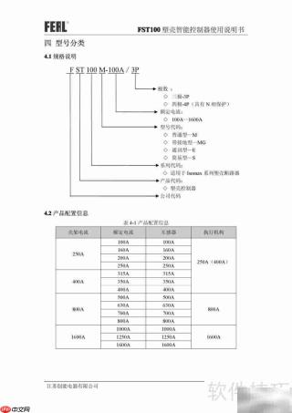 FST100塑壳控制器使用指南