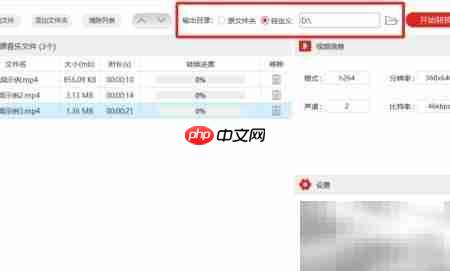 批量转换视频格式技巧
