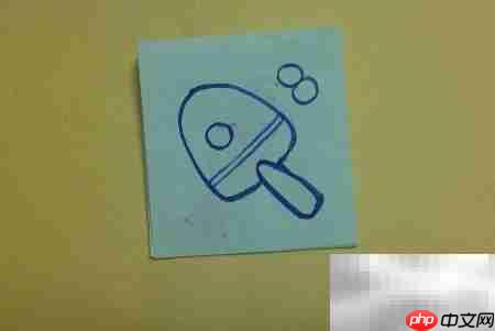 儿童手工画球拍教程