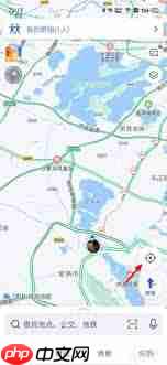 如何在高德地图更改定位