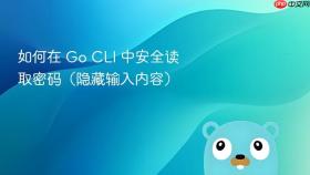 如何在 Go CLI 中安全读取密码（隐藏输入内容）
