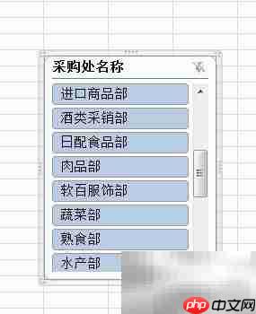 Excel切片器横向排列设置方法