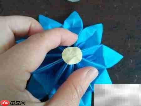 大型组合花折纸教程