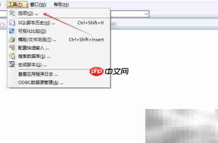 SqlDbx设置QUOTED_IDENTIFIER方法