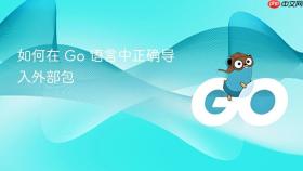 如何在 Go 语言中正确导入外部包
