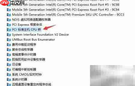 如何卸载CPU桥设备驱动