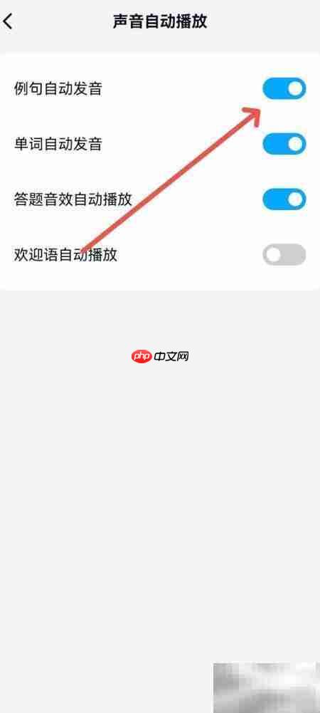 背duo分如何开启例句发音