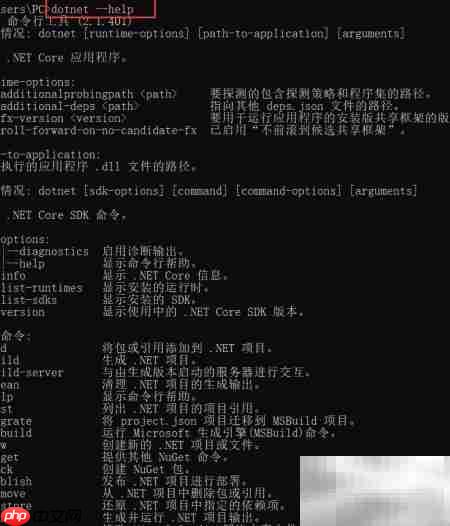 图解ASP.NET Core常用命令