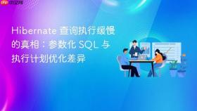 Hibernate 查询执行缓慢的真相:参数化 SQL 与执行计划优化差异