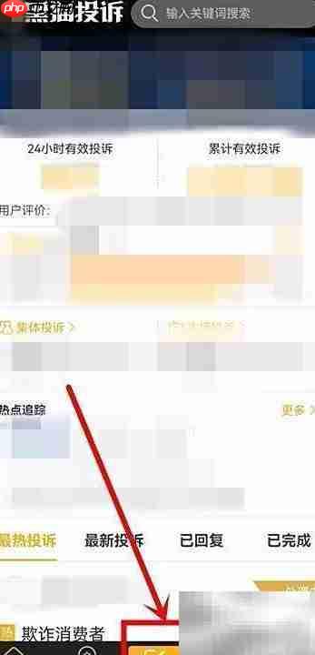 黑猫投诉入口在哪?