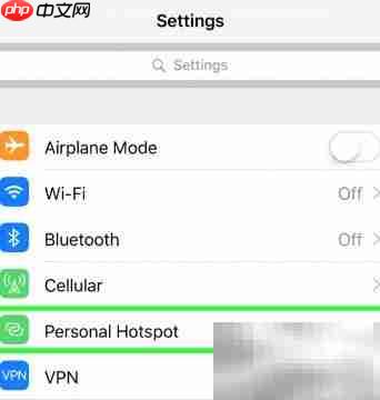iPhone变身为iPad Pro热点